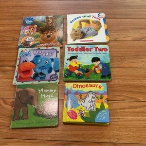 Colorful Baby/Toddler Board Book Set 6